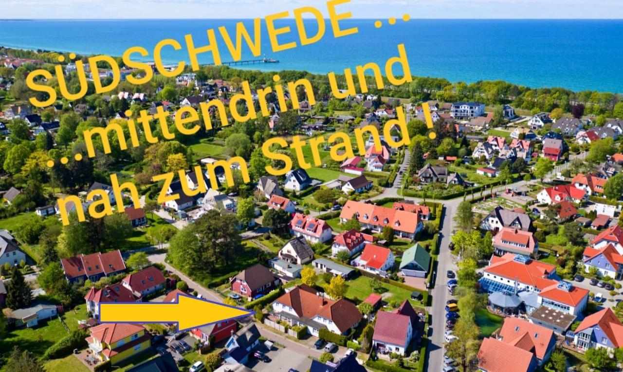 DER SÜDSCHWEDE ... Dein Gästehaus mitten in Zingst und nah zum Strand Exterior foto
